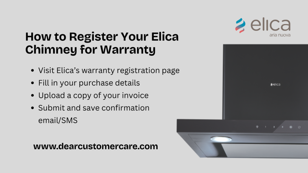 How to Register Your Elica Chimney for Warranty