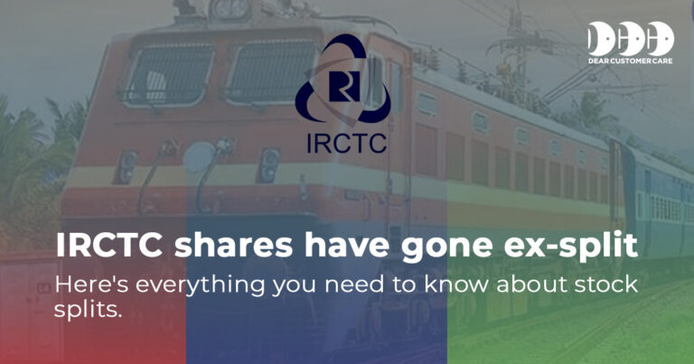 IRCTC shares have gone ex-split
