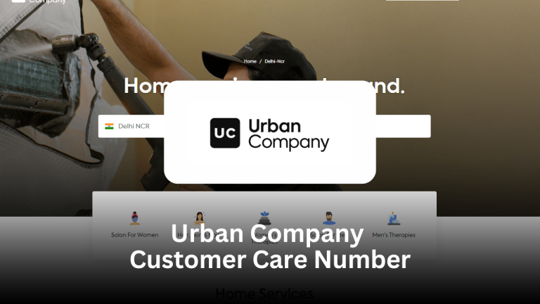Urban Company Customer Care Number