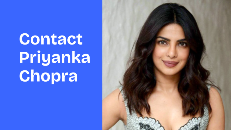 How Contact Priyanka Chopra