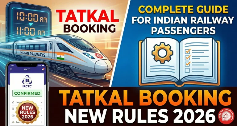 Tatkal Booking New Rules 2026